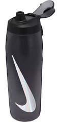 Пляшка Nike REFUEL BOTTLE LOCKING LID 32 OZ антрацит, чорний, сріблястий Уні 946 мл 887791747525 фото