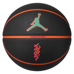 М'яч баскетбольний Nike JORDAN ALL COURT 8P Z WILLIAMSON DEFLATED чорний, помаранчевий Уні 7 887791427496 фото