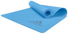 Килимок для йоги Adidas Premium Yoga Mat блакитний Уні 176 х 61 х 0,5 см 885652016803 фото