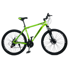 Велосипед CrossBike Leader 27.5" 19" неоновий зелений, Неоновий зелений