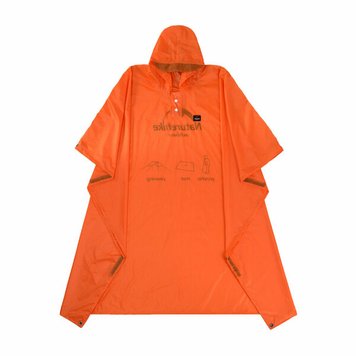 Пончо-тент Naturehike 20D silicone orange NH17D003-M (6927595717998) 6927595717998 фото