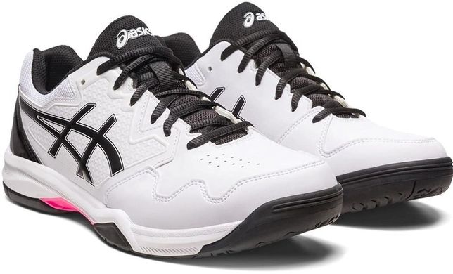 Кросівки чол. Asics Gel-Dedicate 7 white/black/pink (45) 11 4550456119598 фото