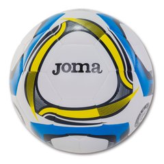 М'яч футбольний Joma HIBRID ULTRA-LIGHT біло-синьо-жовтий Уні 4 8424309028923 фото