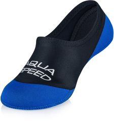 Шкарпетки для басейну Aqua Speed ​​NEO SOCKS 7376 чорний, синій Діт 26-27 5908217673763 фото