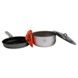 Набір посуду Trangia Tundra III-D 1.75 / 1.5 л (два казанки, сковорідка, кришка, ручка, чохол) 402253 фото 2