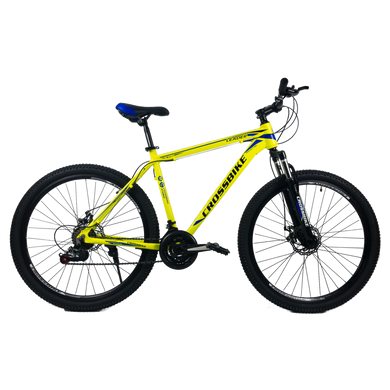 Велосипед CrossBike Leader 29" 19" неоновий жовтий (29CJPr21-003535) 29CJPr21-003535 фото