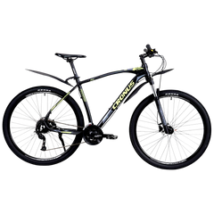 Велосипед Cronus Fantom 2022 27.5" 19,5" black-light green (27CRN-003431) 27CRN-003431 фото