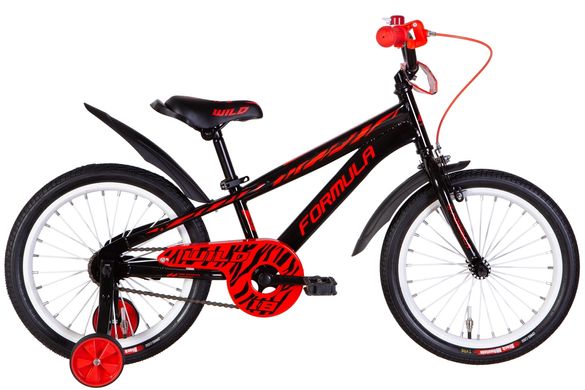 Велосипед 18" Formula WILD 2022 чорний з червоним (OPS-FRK-18-129) OPS-FRK-18-129 фото
