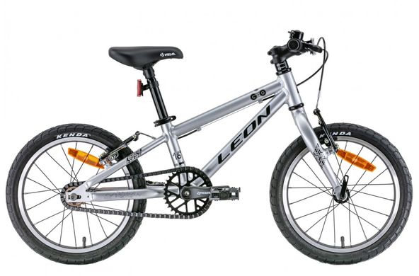Велосипед 16" Leon GO Vbr 2022 сірий з чорним (OPS-LN-16-001) OPS-LN-16-001 фото