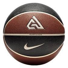 М'яч баскетбольний Nike ALL COURT 2.0 8P G ANTETOKOUNMPO DEFLATED бурштиновий, чорний Уні 7 887791396242 фото