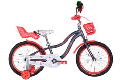 Велосипед ST 18" Formula Alicia рама-9" з багажником для ляльок з крилом St з кошиком Pl 2022 (OPS-F OPS-FRK-18-104 фото