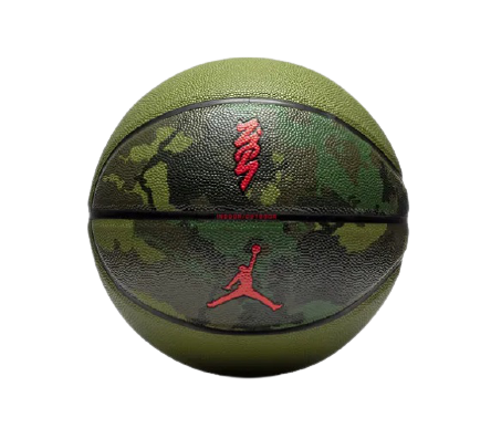 М'яч баскетбольний Nike JORDAN ALL COURT 8P Z WILLIAMSON DEFLATED хакі Уні 7 887791160454 фото