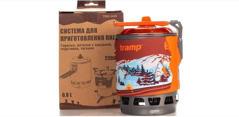 Система для приготування їжі Tramp 0,8л помаранчевий (UTRG-049-orange) UTRG-049-orange фото
