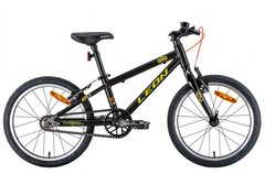 Велосипед 18" Leon GO Vbr 2022 чорний з жовтим (OPS-LN-18-002) OPS-LN-18-002 фото