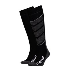 Шкарпетки гірськолижні Head UNISEX SKI V-SHAPE KNEEHIGH 2PPK чорний, білий Уні 31-34 8718824743028 фото