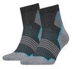 Шкарпетки Head HIKING QUARTER 2P UNISEX сірий, синій Уні 35-38 8720245372589 фото