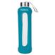 Пляшка для води Summit MyBento Eco Glass Bottle Silicone Cover 500 мл Блакитна 697005B фото