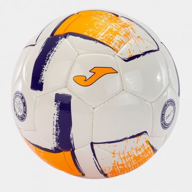 М'яч футбольний Joma DALI II білий, помаранчевий Уні 4 8445757552174 фото