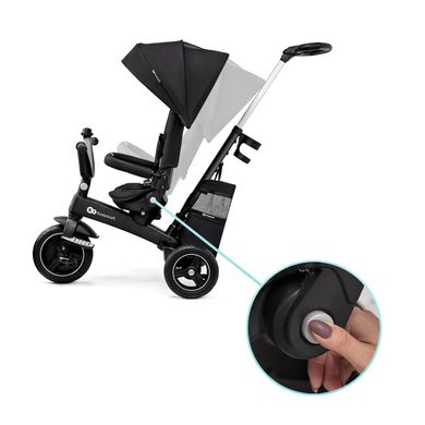 Велосипед триколісний Kinderkraft Easytwist Black (KREASY00BLK0000) 301044 фото