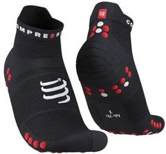 Шкарпетки Compressport Pro Racing Socks V4.0 Run Low, Black/Red, T2 (XU00047B 906 0T2) XU00047B 906 0T2 фото