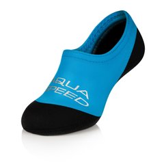 Шкарпетки для басейну Aqua Speed ​​NEO SOCKS 6098 чорний, блакитний Діт 20-21 5908217660985 фото