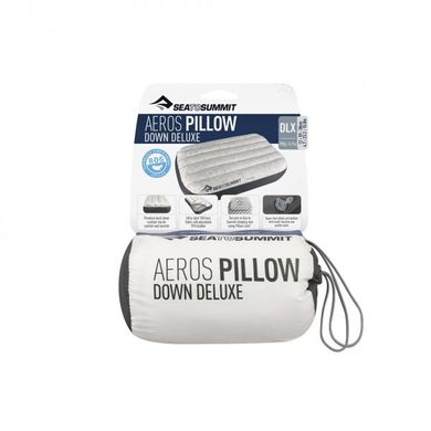 Подушка надувна Sea to Summit Aeros Down Pillow Deluxe grey (STS APILDOWNDLXGY) 9327868097630 фото