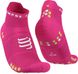 Шкарпетки Compressport Pro Racing Socks V4.0 Ultralight Run Low, Fluo Pink/Primerose, T1 (XU00051B 360 0T1) XU00051B 360 0T1 фото