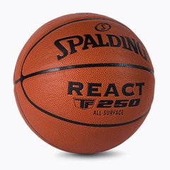 М'яч баскетбольний Spalding React TF-250 FIBA помаранчевий Уні 6 689344406961 фото