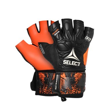 Рукавички воротарські Select GOALKEEPER GLOVES FUTSAL LIGA 33 чорний, помаранчовий Уні 10 (20см) 5703543212088 фото