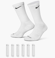 Шкарпетки Nike U NK ED PLS CSH CRW 6PR - 132 білий Чол 38-42 888408260956 фото