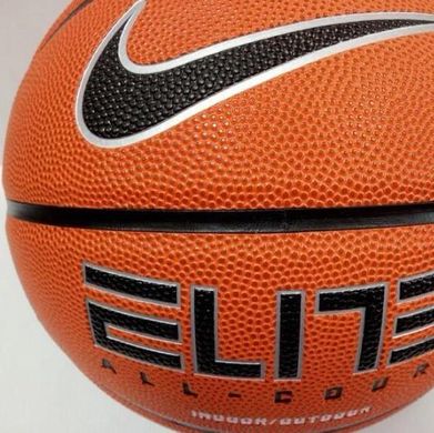 М'яч баскетбольний Nike ELITE ALL COURT 8P 2.0 DEFLATED помаранчевий, чорний, сріблястий Уні 6 887791395702 фото