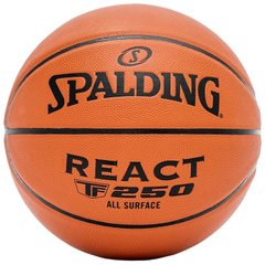 М'яч баскетбольний Spalding REACT TF-250 помаранчевий Уні 7 арт 76801Z 689344403823 фото
