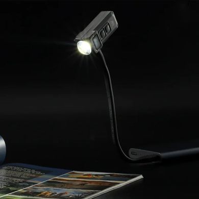 Надпотужний наключний ліхтар з OLED дисплеєм Nitecore TUP, сірий 6-1344_grey фото