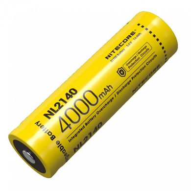 Акумулятор 21700 (4000mAh) Nitecore NL2140 (6-1379_40) 6-1379_40 фото