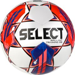 М'яч футбольний Select BRILLANT TRAINING DB v23 білий, червоний Уні 4 5703543317158 фото