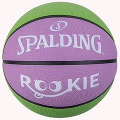 М'яч баскетбольний Spalding Rookie зелений, рожевий Уні 5 689344406800 фото