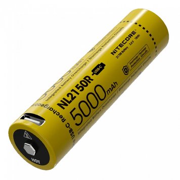 Акумулятор 21700 (5000mAh) Nitecore NL2150R (6-1379_50_R) 6-1379_50_R фото