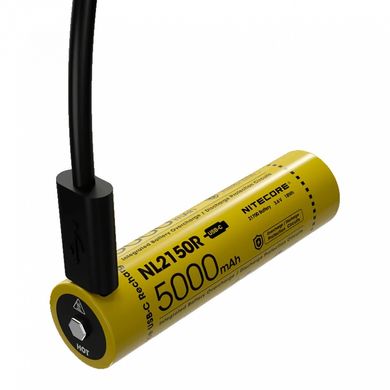 Акумулятор 21700 (5000mAh) Nitecore NL2150R (6-1379_50_R) 6-1379_50_R фото