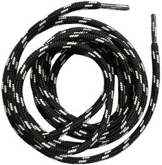 Шнурки BESTARD Laces Black/White 185 cm (A013) A013 фото