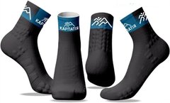 Шкарпетки Compressport Pro Racing Socks V3.0 Run High – KARPATIA, Black, T1 (RSHV3-99XX-T1) - 2019 RSHV3-99XX-T1 фото