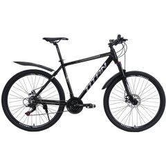 Велосипед Titan First 27.5"20" чорний-сірий, Чорний