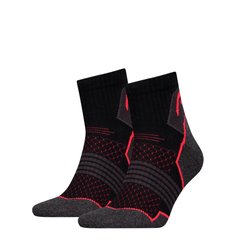 Шкарпетки Head HIKING QUARTER 2PPK UNISEX чорний, червоний Уні 35-38 8718824474144 фото