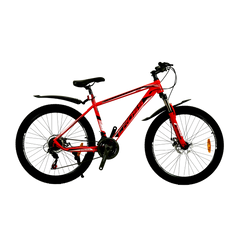 Велосипед Cross Kron 2022 26" 17" black-red (26СTS-004334) 26СTS-004334 фото