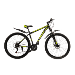 Велосипед Cross XC2921 2022 29" 20" black-yellow (29CJAS-003419) 29CJAS-003419 фото