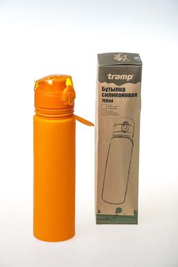 Пляшка силіконова Tramp 700мл помаранчевий (TRC-094-orange) TRC-094-orange фото
