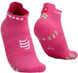 Шкарпетки Compressport Pro Racing Socks V4.0 Run Low, Hot Pink/Summer Green, T1 (XU00047B 379 0T1) XU00047B 379 0T1 фото
