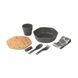 Набір пластмасового посуду Robens Leaf Meal Kit Anthracite (690275) 690275 фото