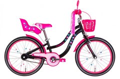 Велосипед 20" Formula Flower Premium 2022 чорний з рожевим (OPS-FRK-20-173) OPS-FRK-20-173 фото