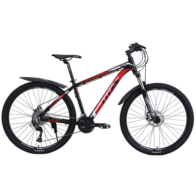 Велосипед Titan Germes 29"20" чорний-червоний (29TWA21-003624) 29TWA21-003624 фото