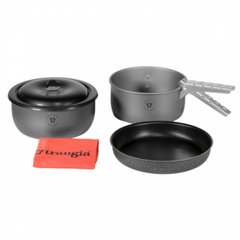 Набір посуду Trangia Tundra III HA 1.75/1.5 л (два котелки, сковорода, кришка, ручка, чохол) 403253 фото